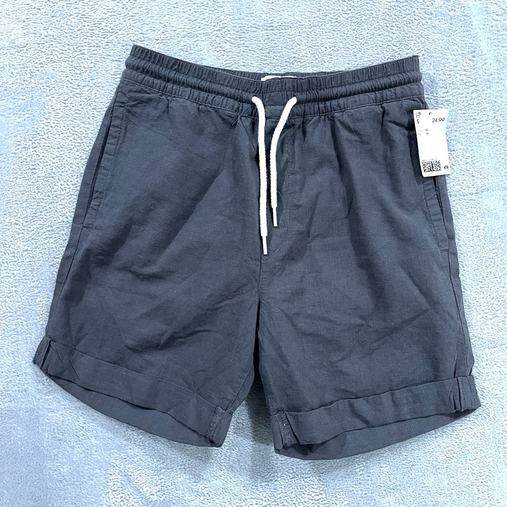 H&M Shorts Men's XS Chino Cotton Casual Everyday Classic‎ Drawstring Preppy Y2K